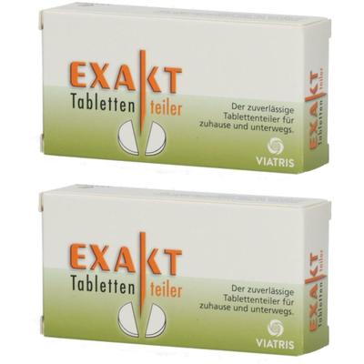 Exakt Tablettenteiler 2x 2x1 St