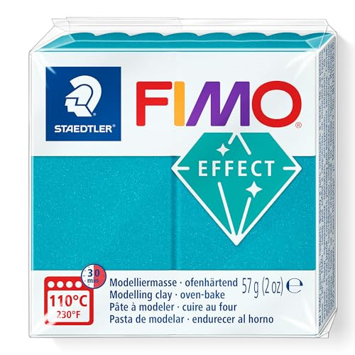 Staedtler Fimo Effect 8010 Modelbouwmassa Metallic Turkoois 57 g