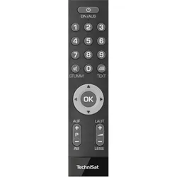 TechniSat IsiZapper (Universal Fernbedienung, Infrarot), Fernbedienung, Schwarz