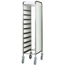 Fimar Tablett-Wagen mit Seitenwänden - 10 GN 1/1 Tabletts (53x32,5cm)