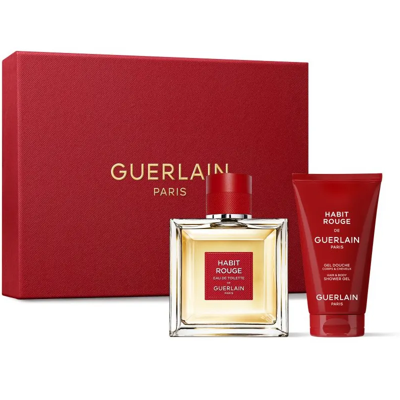 GUERLAIN - Coffret Habit Rouge COFFRET MAS. EDT100+RECH10 - Kapao Parfumerie en ligne française