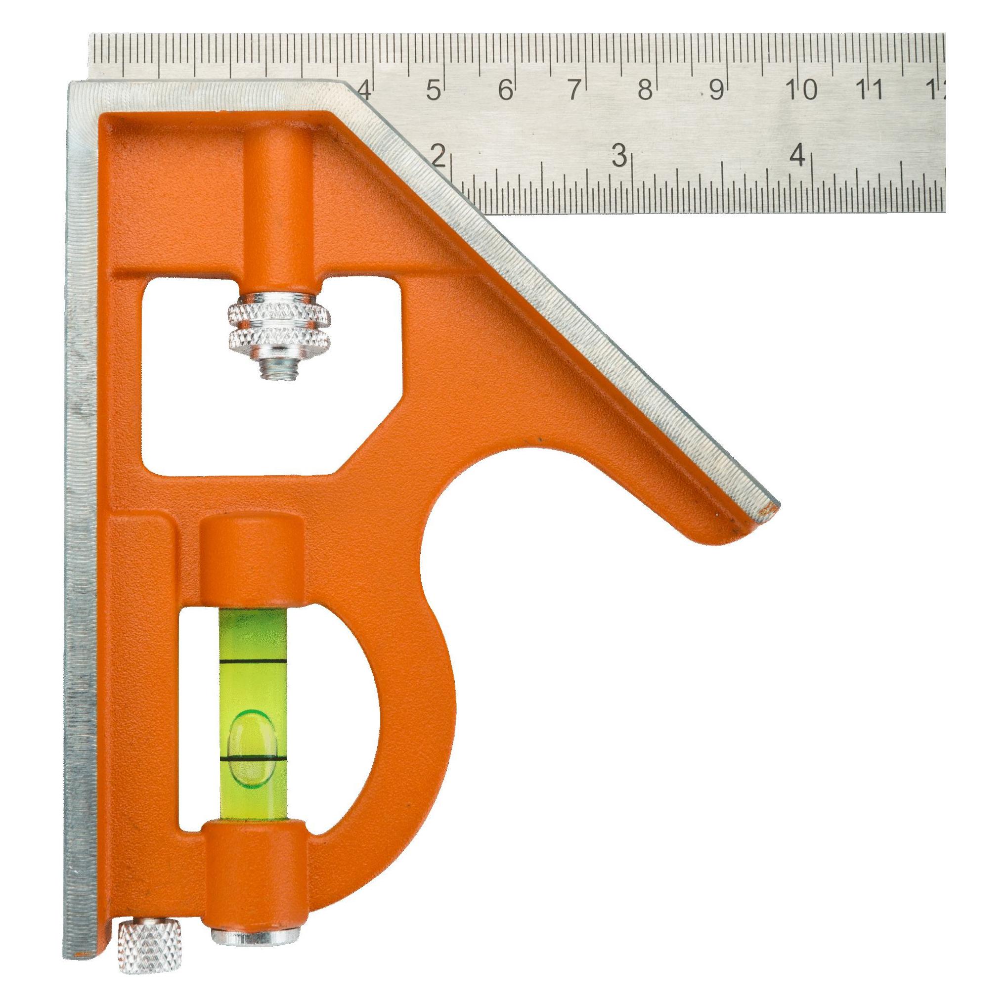 Bahco Schiebbarer Kombinationswinkel mit Reissnadel 150 mm (CS150)