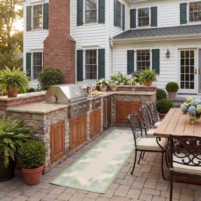 SAFAVIEH Courtyard Wendy Indoor/ Outdoor Waterproof Patio Backyard Rug
