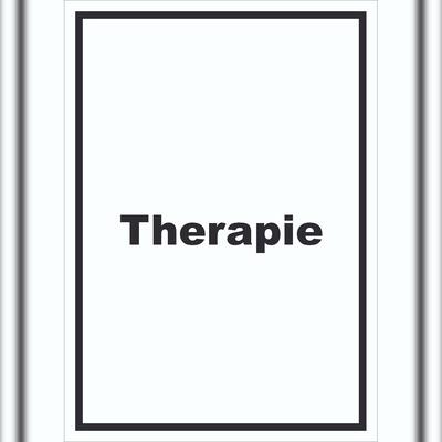HB-Druck Therapie Schild mit Text Raum Behandlung hochkant A5 (148x210mm)