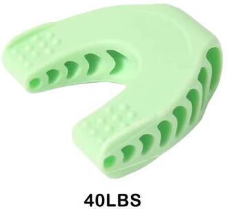 Smart Shopping Spot U Shape Silicone Jaw Exerciser Jawline Trainer For Facial Muscle & Neck Toning green