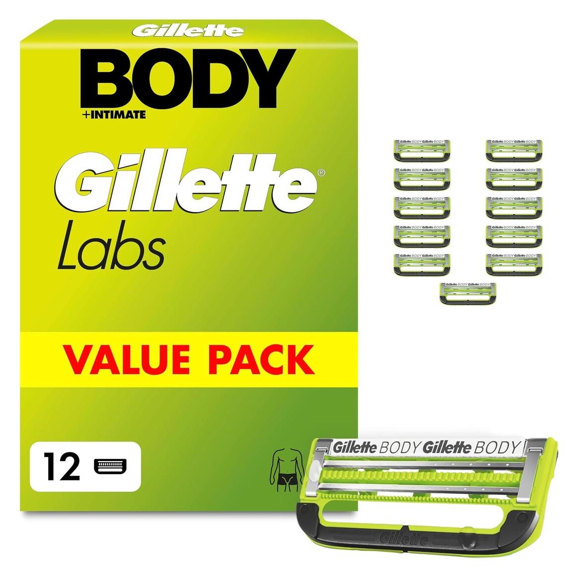 Gillette Labs Körper Intimrasierklingen (106337)