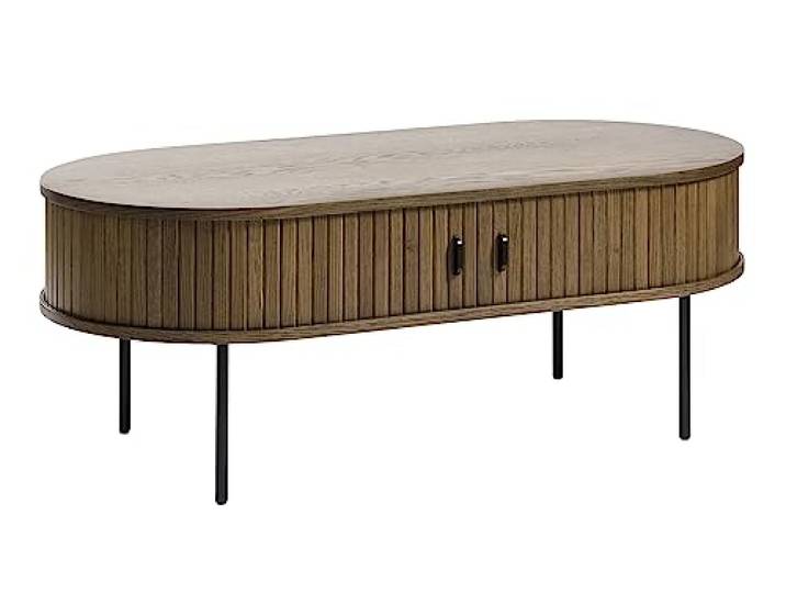 möbelando Couchtisch >Nerja< in Eiche braun furniert - 120x45x60 (BxHxT)