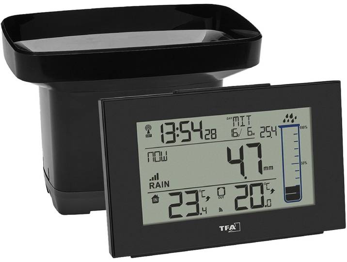TFA Dostmann 47.3006.01 Draadloze regenmeter