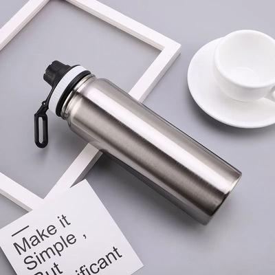 Uplifted Goods Insulated Stainless Steel Sports Water Bottle With Large Capacity And Vacuum Seal silver 800ml