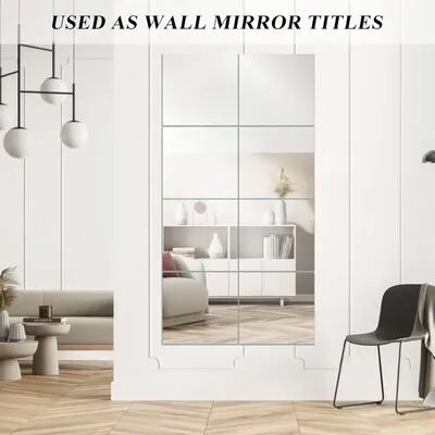 Fusion Finds Acrylic Mirror Stickers Self Adhesive Wall Mirror Tiles For Bedroom Bathroom Decor Acrylic Mirror Stickers Self Adhesive Wall Mirror Tiles For Bedroom Bathroom Decor