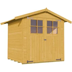 Weka 19 mm Gartenhaus 316-198 x 194 cm - 50 % Rabatt auf Dacheindeckung