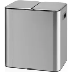 Hjh Office Clean 10, Abfalleimer, Silber