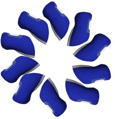 Uplifted Goods Golf Club Head Cover Set 10pcs Blue