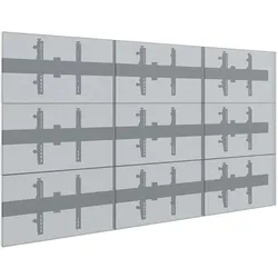 Hagor CPS VIDEOWALL W3X3L 46-55IN (Wand, 46" - 50"), TV Wandhalterung, Schwarz