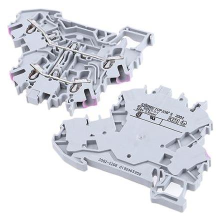 Wago 0.25 - 2.5mm4 Conductor, DIN Rail T/B (2002-2208)