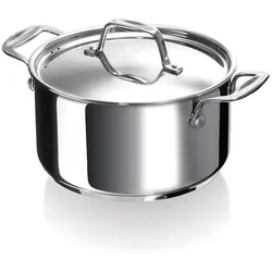Beka Chef Casserole with lid, Pfanne + Kochtopf, Silber