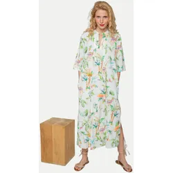 Maxi- Kleid mit Kamel-Print Mehrfarbig 44