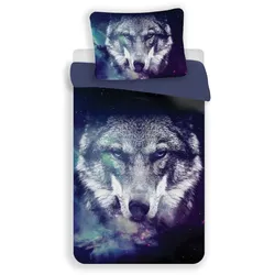 Blue Wolf Kinderbettwäsche-Set Kuschelig und Weich