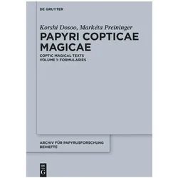 Papyri Copticae Magicae, Fachbücher von Korshi Dosoo