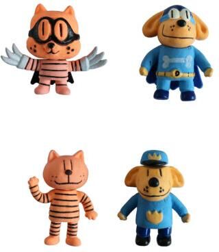 Dog Man Erasers Pack (24 ct.)