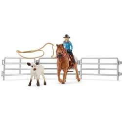Schleich® Team Roping mit Cowgirl 42577