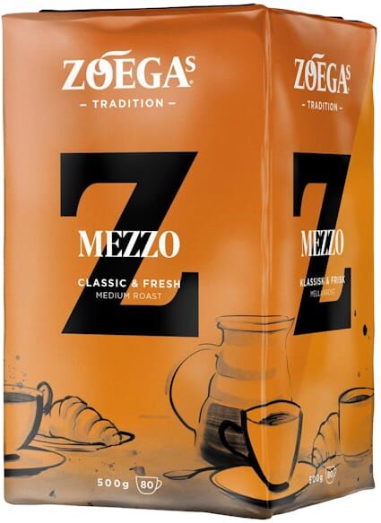 Kaffe ZoÃ©gas Mezzo bryggkaffe vac 500 g
