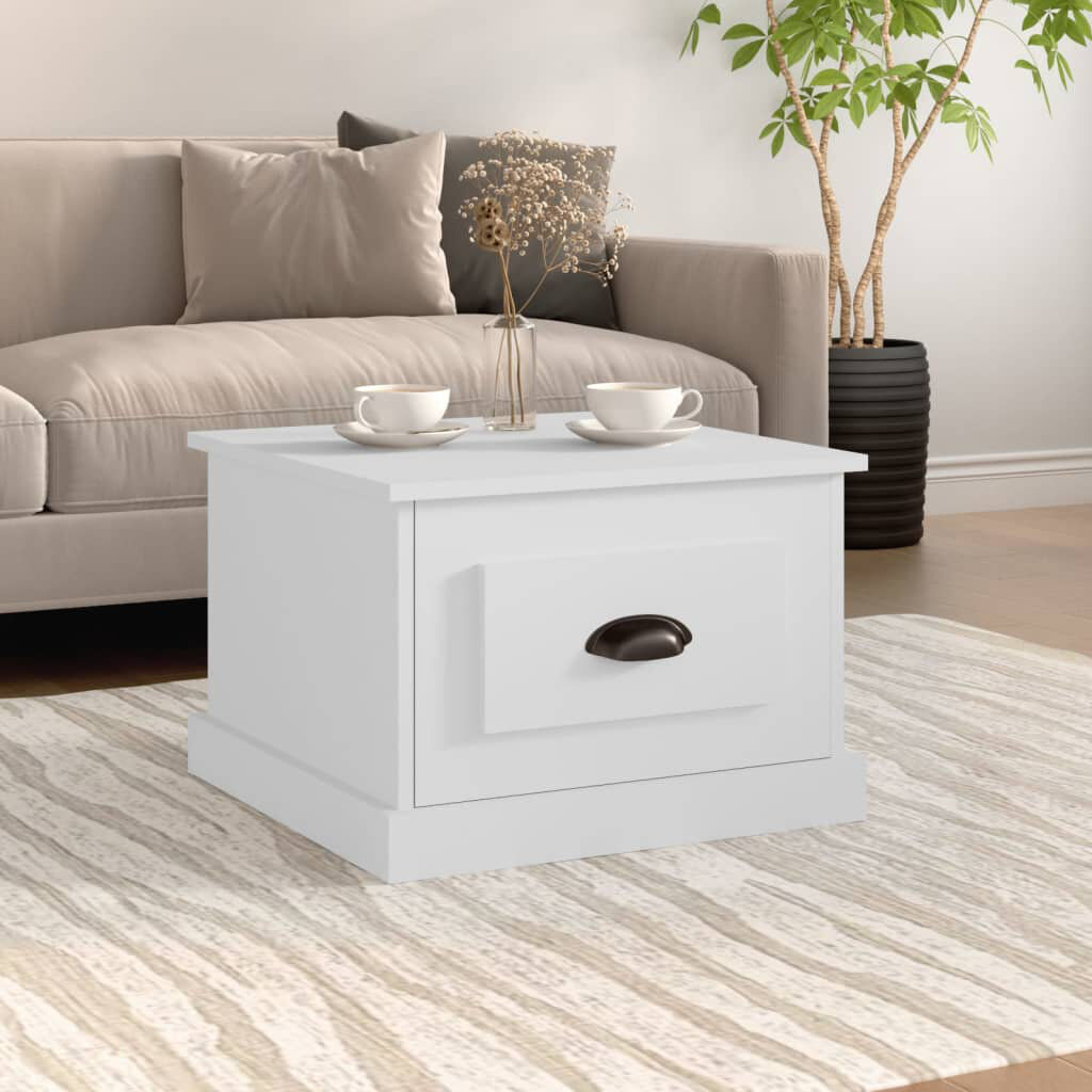 17 Stories Latwanna Solid Coffee Table with Storage White