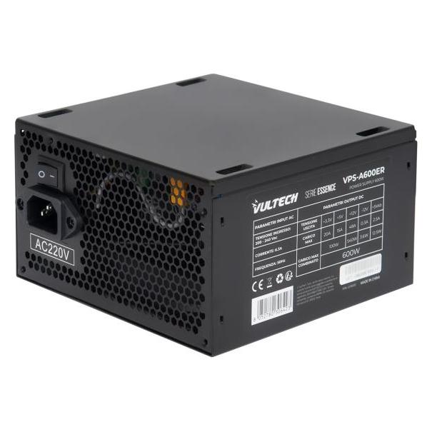 Vultech Netzteil mit 12cm thermoreguliertem Ventilator (600 W) (VPS-A600ER)
