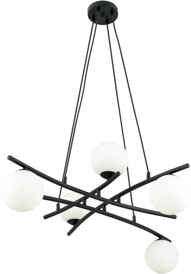 Ivy Bronx Adaleia 5 - Light Geometric Pendant White