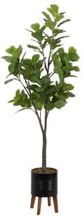 Kate and Laurel Fidmont Faux Fiddle Fig Tree