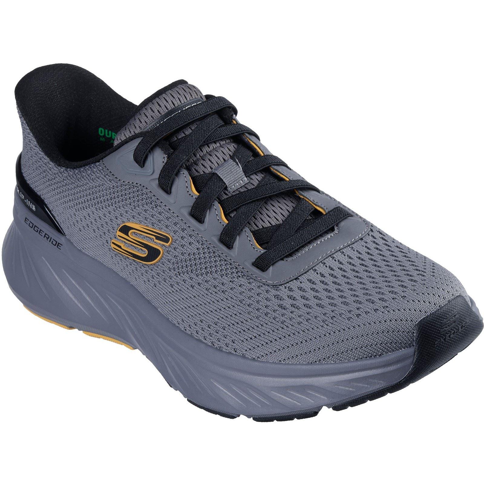 Skechers Edgeride Textiel Herensneakers In Houtskoolgeel