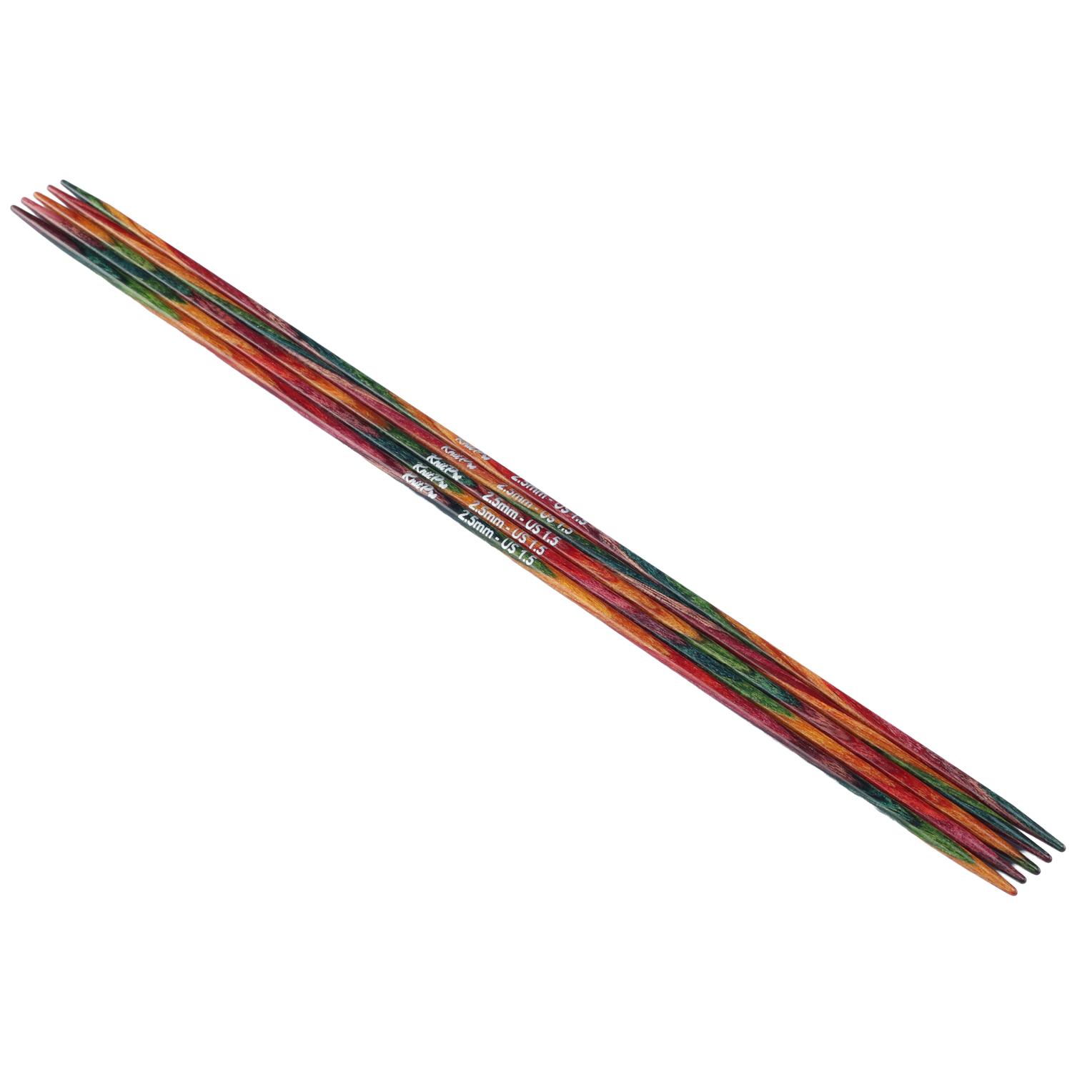 KnitPro Strumpfstricknadeln "Symfonie", Birkenholz, 20 cm