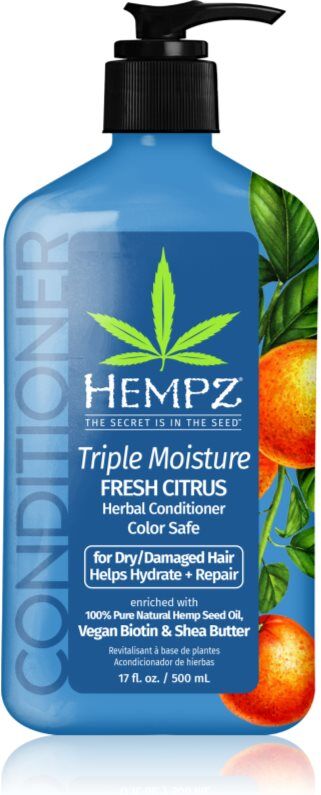 HEMPZ Triple Moisture après-shampoing hydratant pour cheveux 500 ml