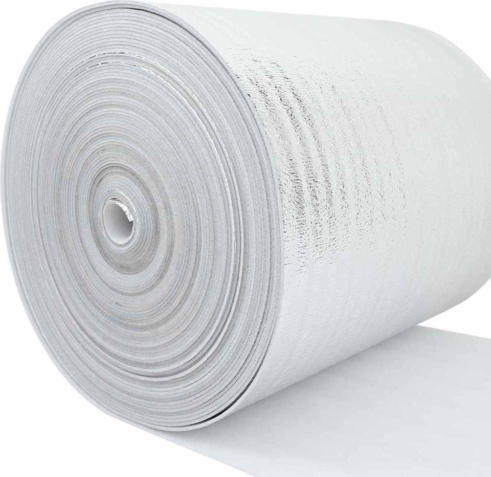 vidaXL Reflectiefolie voor radiatoren, zilver, 10 x 0,5 m, polyethyleen