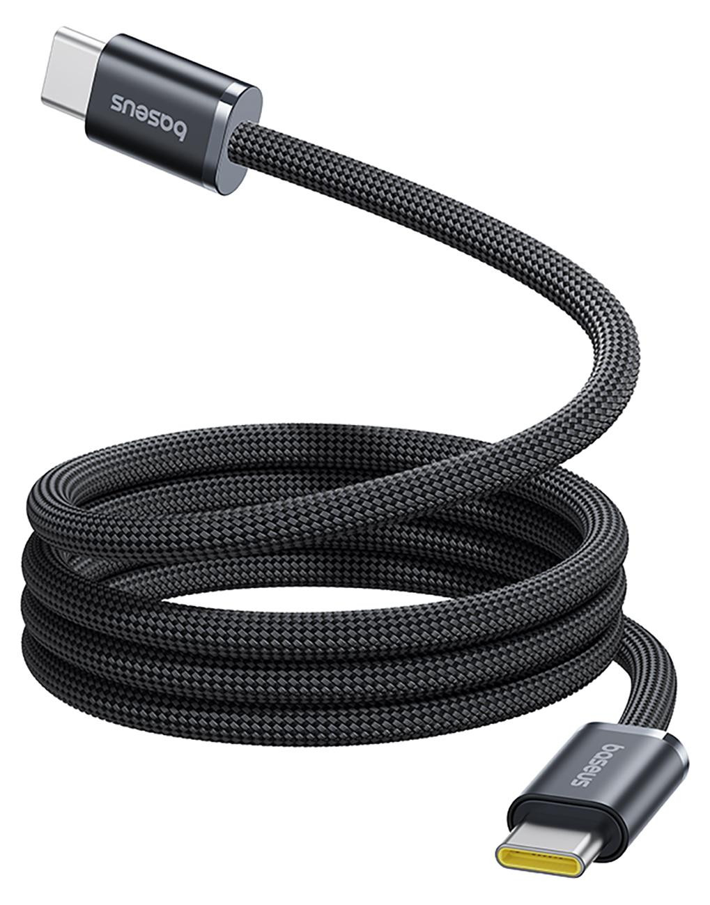 Baseus Dynamic Pro USB-C magnetische kabel, 100W snelladen, 1 meter, zwart