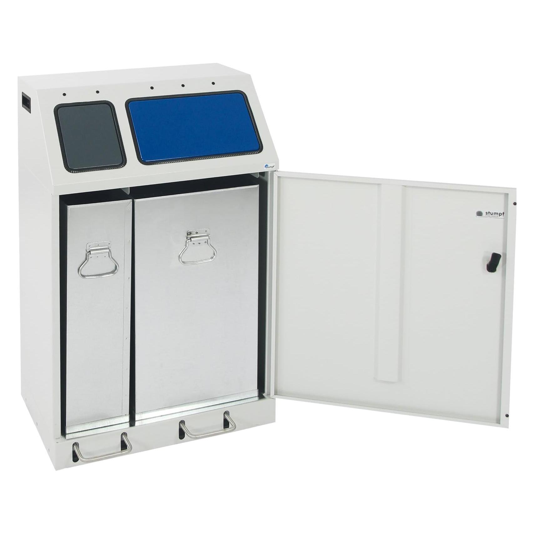 Stumpf & Kossendey Wertstoffsammler, Stahl (90 l) (635-075-1-2-400)