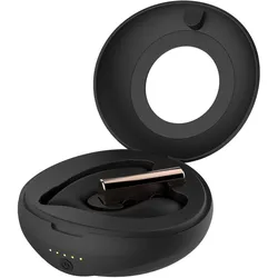 Rosy Gold, Vibrator, – Tragbarer Vibrator mit Luxus Ladeetui – Schwarz