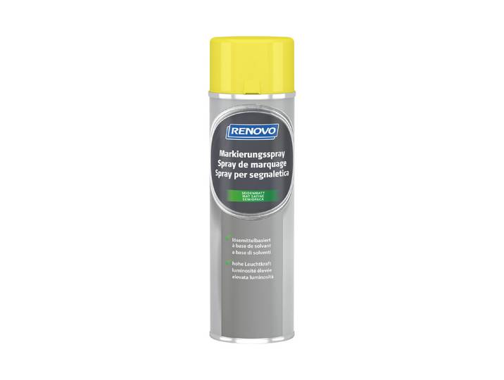 Renovo Markierungsspray Seidenmatt Gelb 500 ml