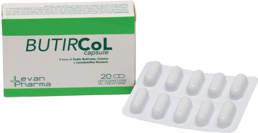 LEVANPHARMA Srl BUTIRCol, 20 Capsule Gastroresistenti da 800 mg