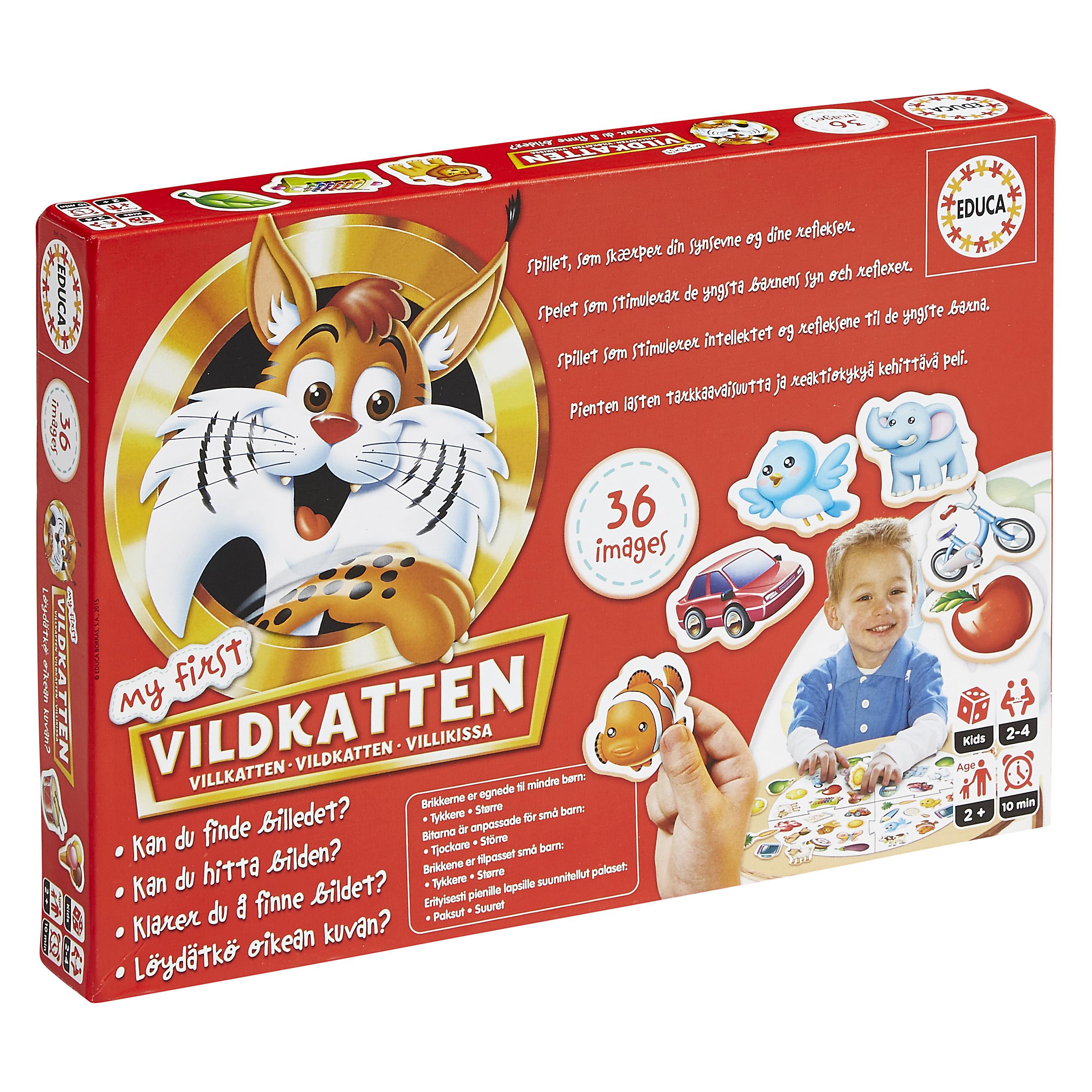 Educa My First Vildkatten (0015032) (Dänisch, 2 - 4 Spieler) (0015032)