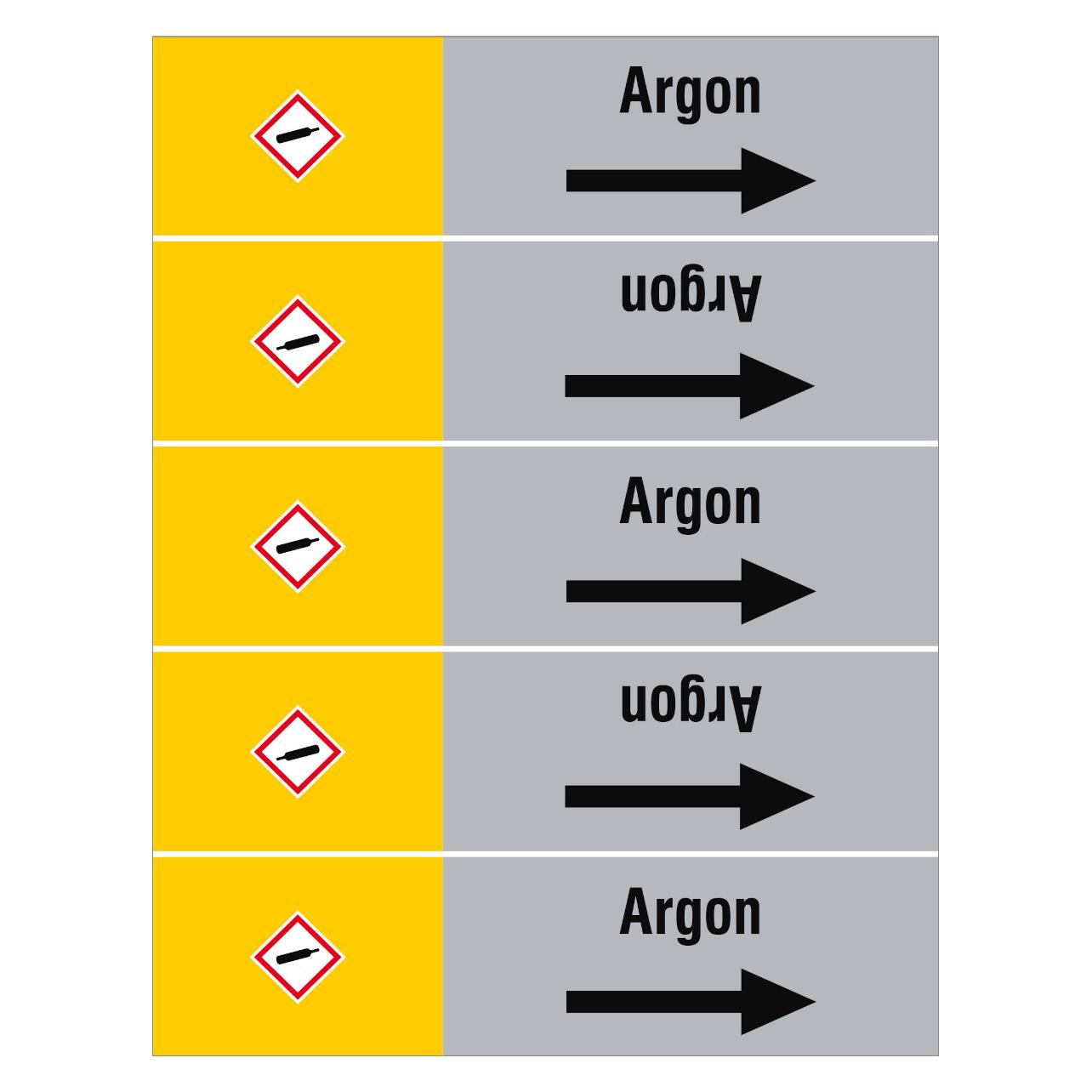 Brady ISO 20560 Rohrmarkierer - Gas (318921)