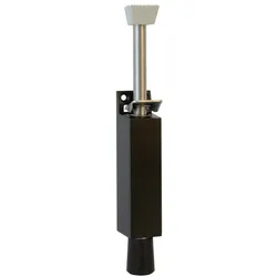 Kws, Türstopper, Türfeststeller Typ 1044 bis 80 kg, 60 mm Hub, kantig schwarz matt (1x)