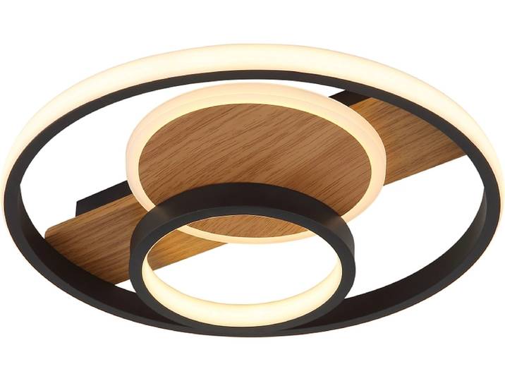 Deckenlampe PIKARA 34.5cm 24W schwarz