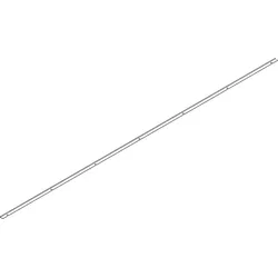 Griffwerk PLANEO AIR silent -weiß Anschlagprofil Länge: 2250mm