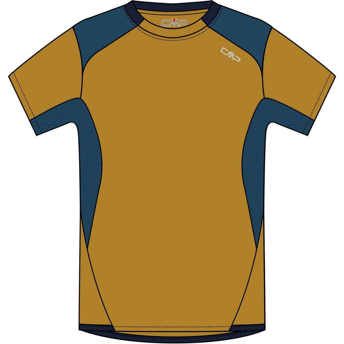 CMP MAN T-shirt curcuma (R813) 54 33N6687-R813-54