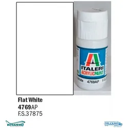 Italeri Acrylfarbe Weiß matt 20ml 4769