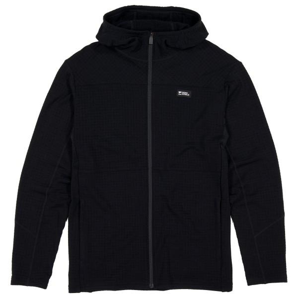 Mons Royale - Offgrid Merino Fleece Zip Hoodie - Merinojacke Gr XXL schwarz