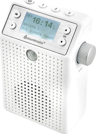 soundmaster DAB60WE DAB+ Empfänger weiß, silber