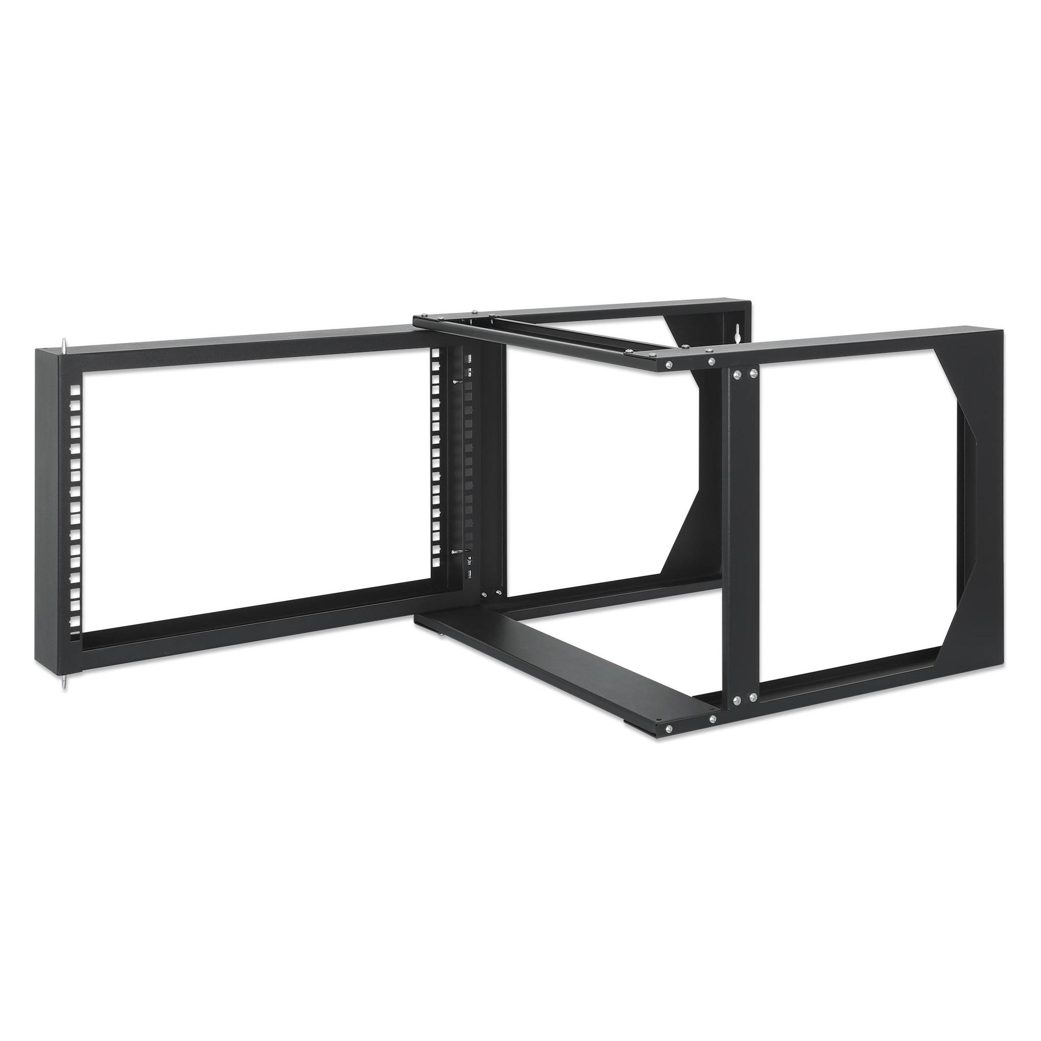 Intellinet 19" Laborgestell zur Wandmontage, 2 Tragschienen, 6 HE (6 HE, 19 Zoll Rack) (716178)