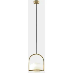 LEDS C4 Pendelleuchte COCO SINGLE E14 9W GoldFARBEN LACKIERT LEDS-00-7984-ET-M1